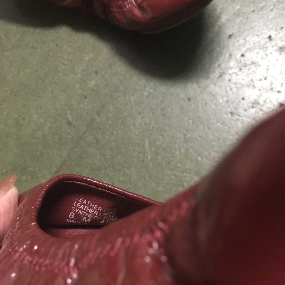 Tory Burch Red Flats Shoe Size 8.5 - Picture 7 of 7